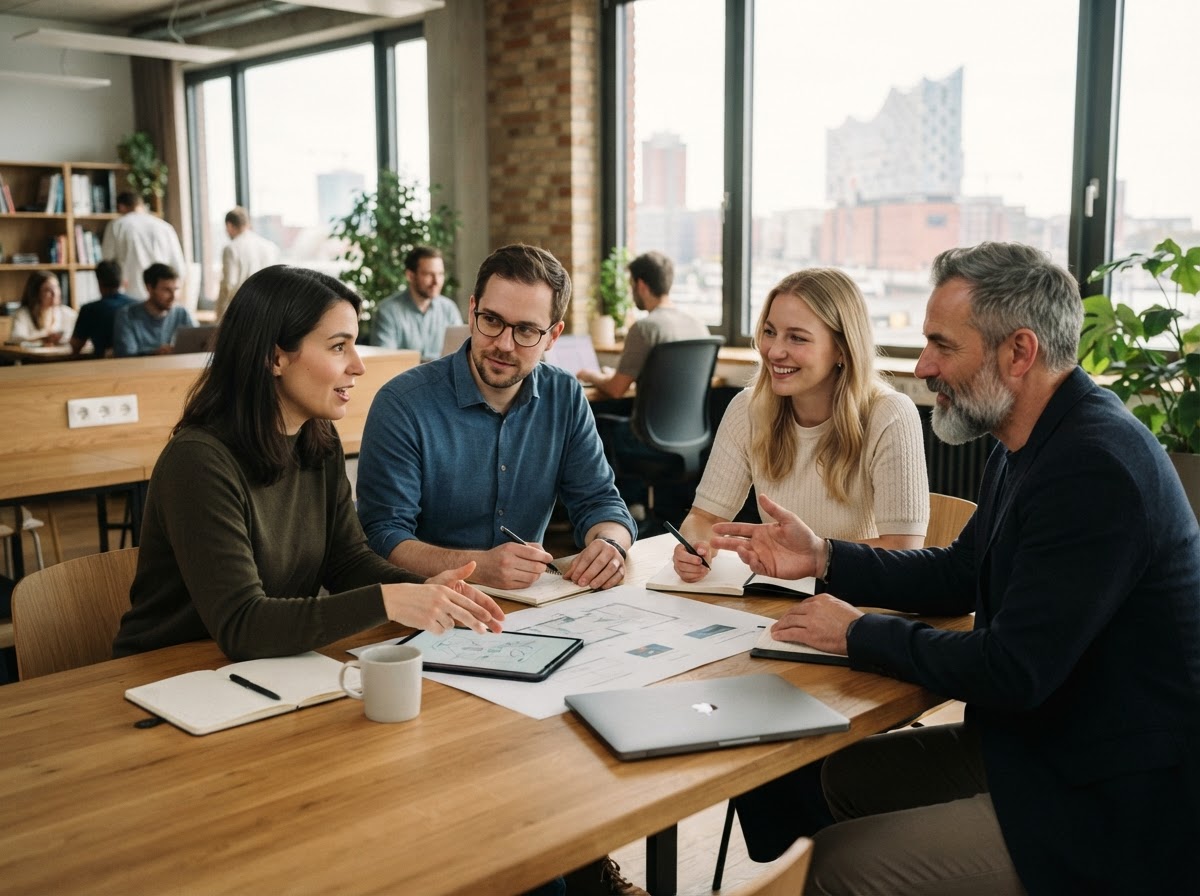 VokradinETH Team bei der Arbeit an Datenanalyse-Modellen